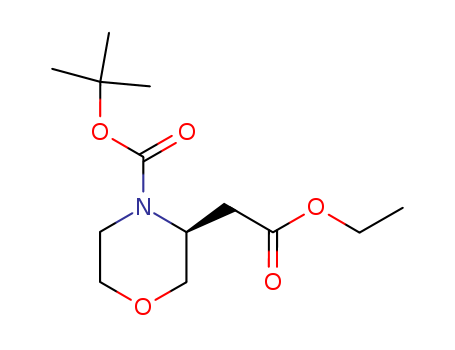 Tert-butyl (3s)-3-(2-ethoxy-2-oxoethyl)morpholine-4-carboxylate