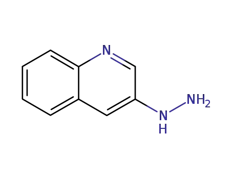 Molecular Structure of 15793-78-9 (Quinoline, 3-hydrazino- (6CI,7CI,8CI,9CI))