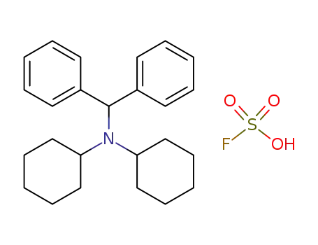 N,N-Dicyclohexyl-N-(diphenylmethyl)ammonium-fluorsulfonat