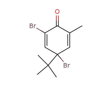 4,6-dibromo-4-t-butyl-2-methylcyclohexa-2,5-dienone