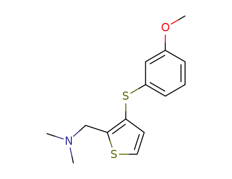 N,N-dimethyl-3-(3-methoxyphenylthio)-2-thenylamine