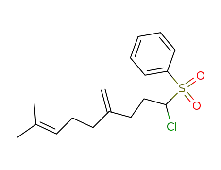 (1-Chloro-8-methyl-4-methylene-non-7-ene-1-sulfonyl)-benzene