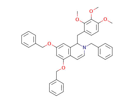 2-Benzyl-5,7-bis-benzyloxy-1-(2,3,4-trimethoxy-benzyl)-1,2-dihydro-isoquinoline