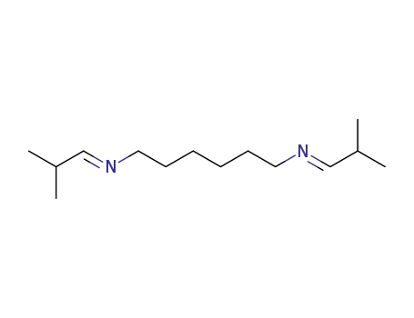 Molecular Structure of 1002-23-9 (1,6-Hexanediamine,N1,N6-bis(2-methylpropylidene)-)