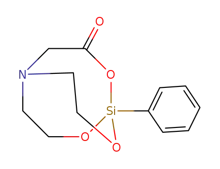 Molecular Structure of 53883-47-9 (1-phenyl-2,8,9-trioxa-5-aza-1-silabicyclo[3.3.3]undecan-3-one)