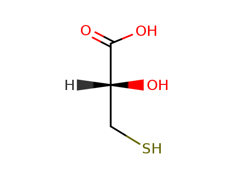 Propanoic acid, 2-hydroxy-3-mercapto-, (S)-