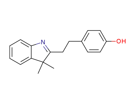 2-<β-(4'-Hydroxyphenyl)-ethyl>-3,3-dimethyl-3H-indol