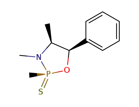 Molecular Structure of 57557-20-7 ((2R,4S,5R)-2,3,4-trimethyl-5-phenyl-1,3,2-oxazaphospholidine-2-thione)
