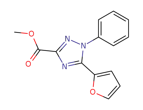 5-[2]furyl-1-phenyl-1<i>H</i>-[1,2,4]triazole-3-carboxylic acid methyl ester