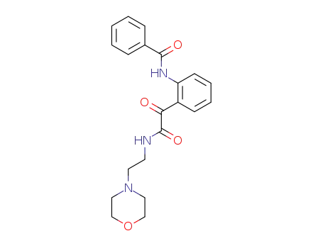 2-(벤조일아미노)-N-(2-(4-모르폴리닐)에틸)-알파-옥소벤젠아세트아미드