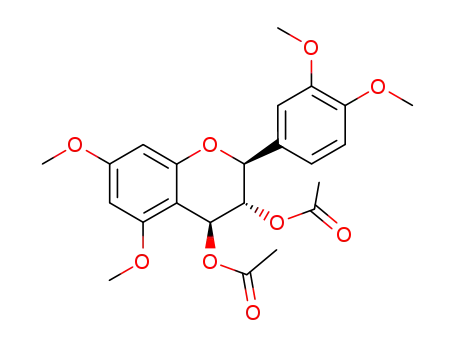2,3-trans,3,4-trans-diacetoxy-5,7,3',4'-tetramethoxyflavan