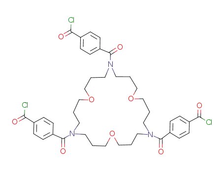Benzoyl chloride,
4,4',4''-(1,9,17-trioxa-5,13,21-triazacyclotetracosane-5,13,21-triyltricarb
onyl)tris-