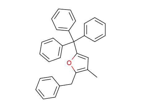 2-Benzyl-3-methyl-5-trityl-furan