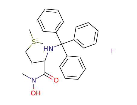 [3-(Hydroxy-methyl-carbamoyl)-3-(trityl-amino)-propyl]-dimethyl-sulfonium; iodide
