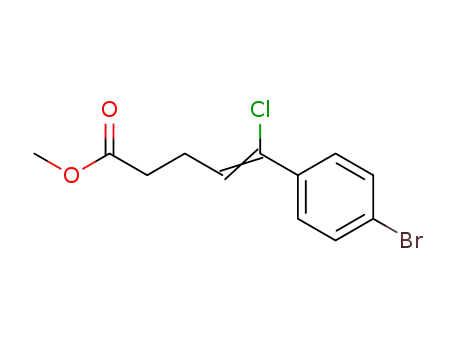 4-Pentenoic acid, 5-(4-bromophenyl)-5-chloro-, methyl ester, (Z)-