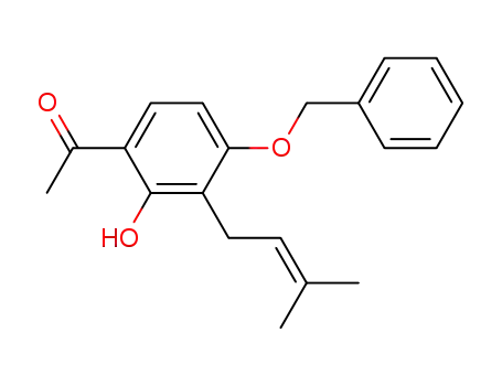 Ethanone,
1-[2-hydroxy-3-(3-methyl-2-butenyl)-4-(phenylmethoxy)phenyl]-