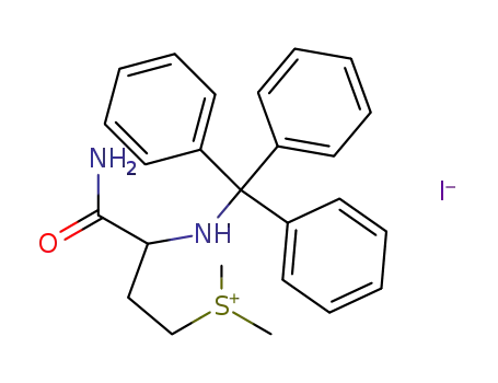[3-Carbamoyl-3-(trityl-amino)-propyl]-dimethyl-sulfonium; iodide