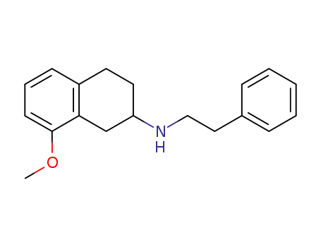 Molecular Structure of 117145-82-1 ((8-Methoxy-1,2,3,4-tetrahydro-naphthalen-2-yl)-phenethyl-amine)