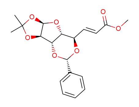methyl (E)-3,5-O-benzylidene-6,7-dideoxy-1,2-O-isopropylidene-α-D-gluco-oct-6-enofuranuronate