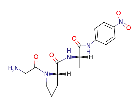 Molecular Structure of 95574-42-8 (L-Alaninamide, glycyl-L-prolyl-N-(4-nitrophenyl)-)