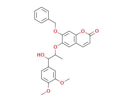 2H-1-Benzopyran-2-one,
6-[2-(3,4-dimethoxyphenyl)-2-hydroxy-1-methylethoxy]-7-(phenylmethoxy
)-