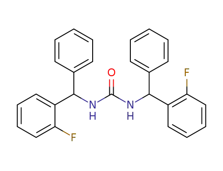 Molecular Structure of 160807-80-7 (1,3-bis[(2-fluorophenyl)(phenyl)methyl]urea)