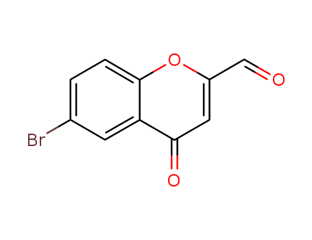 Molecular Structure of 105591-55-7 (4H-1-Benzopyran-2-carboxaldehyde, 6-bromo-4-oxo-)