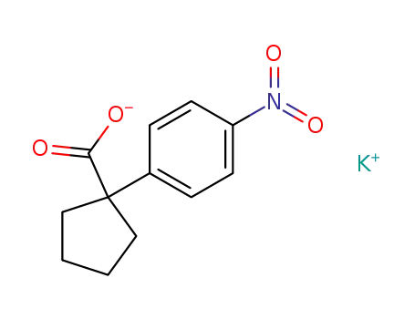 potassium 1-(p-nitrophenyl)cyclopentanecarboxylate