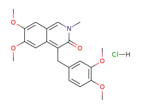 4-(3,4-dimethoxybenzyl)-6,7-dimethoxy-2-methyl-3-oxo-2H-isoquinolinium chloride