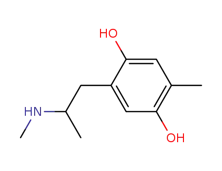 1,4-Benzenediol, 2-methyl-5-[2-(methylamino)propyl]-