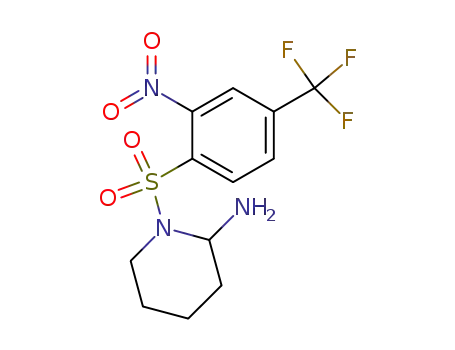 2-amino-N-(2-nitro-4-trifluoromethylphenylsulphonyl)piperidine