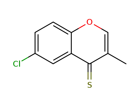 Molecular Structure of 89295-97-6 (4H-1-Benzopyran-4-thione, 6-chloro-3-methyl-)