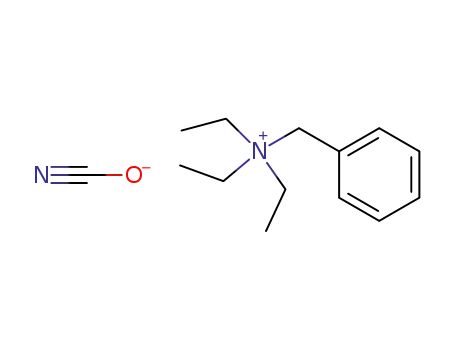 Molecular Structure of 89400-97-5 (Benzenemethanaminium, N,N,N-triethyl-, cyanate)