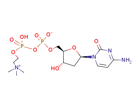Molecular Structure of 99492-83-8 (Uridine Diphosphate Choline)