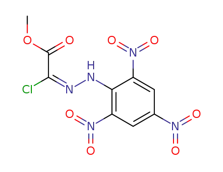 Molecular Structure of 109385-25-3 (Methyl chloro<(2,4,6-trinitrophenyl)hydrazono>acetate)