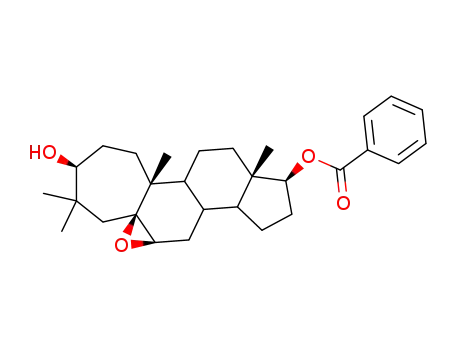 4,4-dimethyl-5,6β-epoxy-A-homo-5β-androstane-3β,17β-diol, 17-benzoate