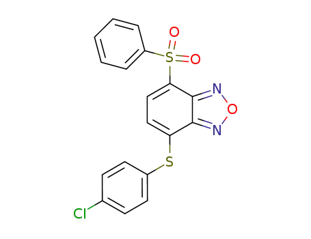 4-Benzenesulfonyl-7-(4-chloro-phenylsulfanyl)-benzo[1,2,5]oxadiazole