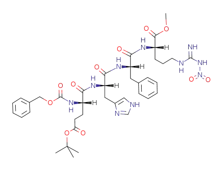 N-benzyloxycarbonyl-γ-t-butyl-glutamylhistidylphenylalanyl-N<sup>ω</sup>-nitroarginine methyl ester