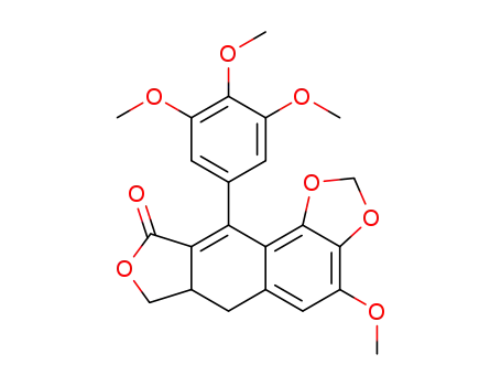 4-Methoxy-10-(3,4,5-trimethoxy-phenyl)-6a,7-dihydro-6H-furo[3',4':6,7]naphtho[1,2-d][1,3]dioxol-9-one