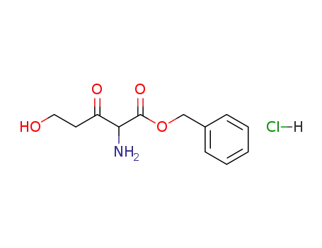 benzyl 2-amino-5-hydroxy-3-oxopentanoate hydrochloride