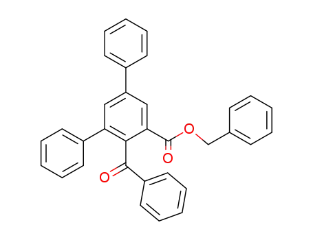 [1,1':3',1''-Terphenyl]-5'-carboxylic acid, 4'-benzoyl-, phenylmethyl ester