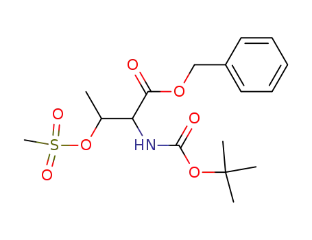 DL-Threonine, N-[(1,1-dimethylethoxy)carbonyl]-, phenylmethyl ester,methanesulfonate (ester)