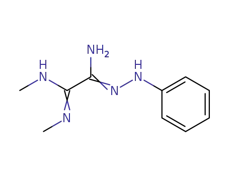 Molecular Structure of 73923-45-2 (Ethanimidic acid, 2-(methylamino)-2-(methylimino)-, 2-phenylhydrazide)