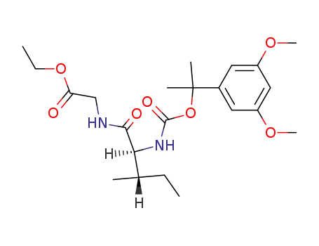 Glycine,
N-[N-[[1-(3,5-dimethoxyphenyl)-1-methylethoxy]carbonyl]-L-isoleucyl]-,
ethyl ester
