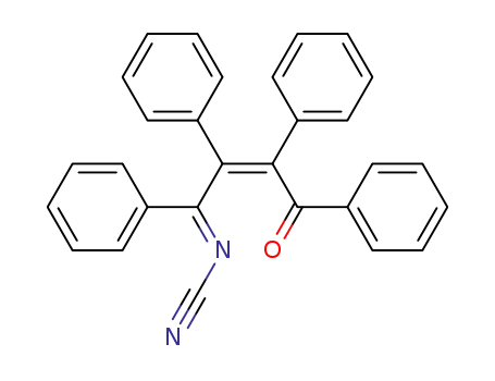 Molecular Structure of 78646-48-7 (4-cyanoimino-1,2,3,4-tetraphenylbut-2-en-1-one)