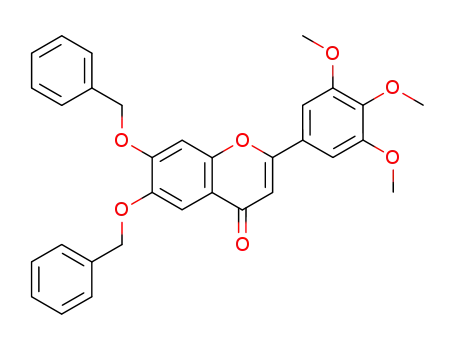 6,7-dibenzyloxy-3',4',5'-trimethoxyflavone