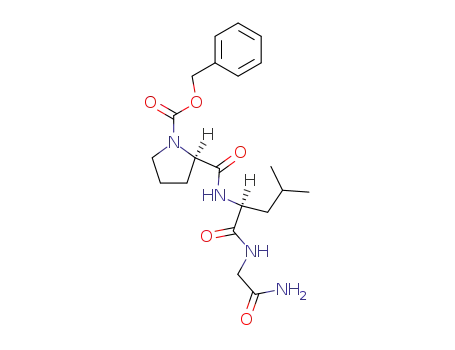 Molecular Structure of 7672-21-1 ((Z)-D-Pro-Leu-Gly-NH<sub>2</sub>)