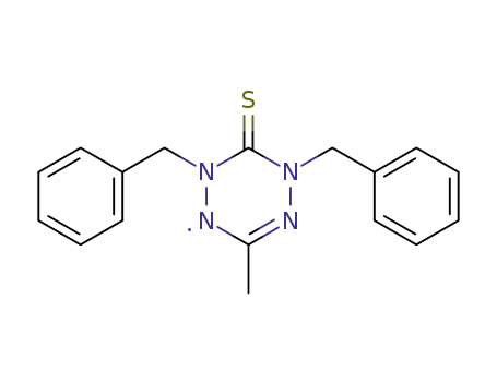 1,2,4,5-Tetrazin-1(2H)-yl,
3,4-dihydro-6-methyl-2,4-bis(phenylmethyl)-3-thioxo-