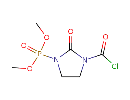 Molecular Structure of 141735-81-1 (Phosphonic acid, [3-(chlorocarbonyl)-2-oxo-1-imidazolidinyl]-, dimethyl
ester)