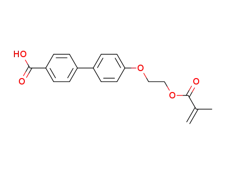4'-(2-methacryloyloxy-1-ethoxy)biphenyl-4-carboxylic acid
